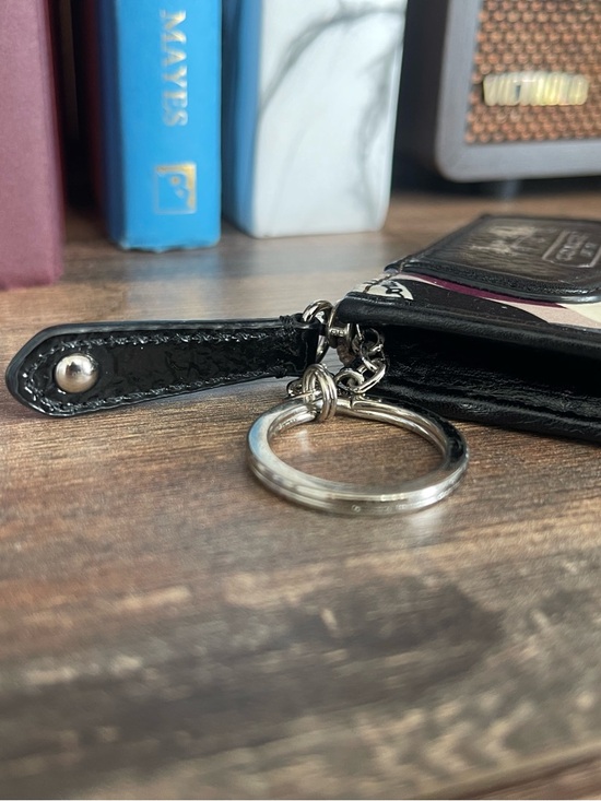 Coach Opt Art Zip Card Holder / Wallet - GREAT CONDITION - Picture 5 of 10